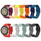 Wave-dotted silicone watch band set in multiple colors with buckle for Galaxy Watch 6/6 Classic
