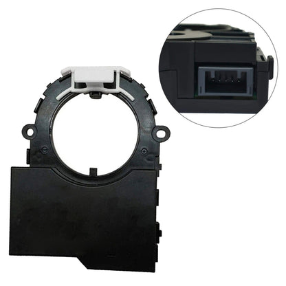 Car steering angle sensor with electrical connector, black plastic housing