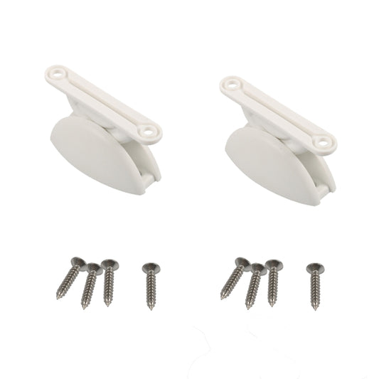 A8627 2 Pair RV Hatch Semi-circular Retainer Kit with Screws