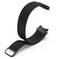 Milan metal watch band with magnetic clasp, black mesh strap