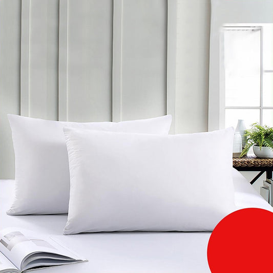 White knitted pillowcase with zipper closure, 43x73 cm