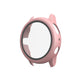 Pink protective watch bezel case showing front opening and side grip cutouts