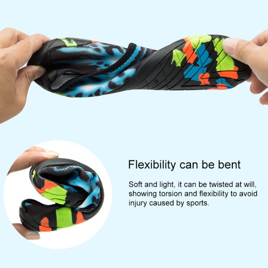 Printed Pattern Non-slip Rubber Thick Bottom Beach Shoes Swimming Shoes Diving Socks for Men, A Pair, 39, 40, 41, 42, 43, 44, 45, 46