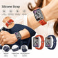 Silicone watch straps multipack in several colors, with perforated hole design