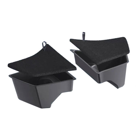 For Tesla Model 3 2pcs / Set Car Trunk Side Storage Box, Flagship Model, with Cover, without Cover