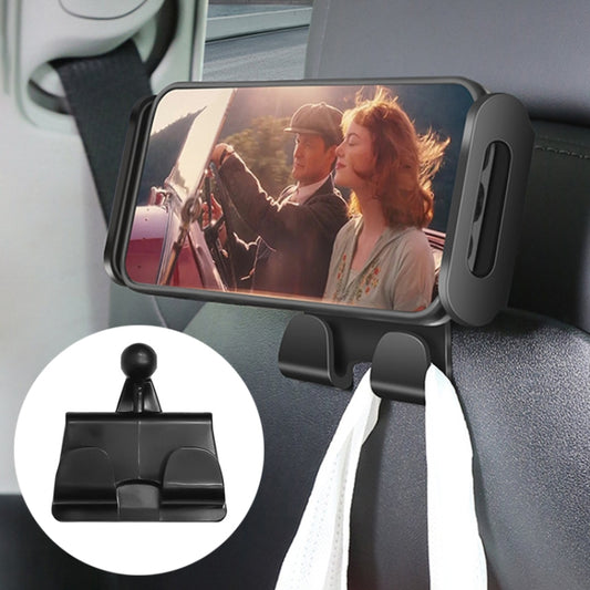 For Tesla Model 3 / Y Car Rear Seat Phone Tablet Holder, Bracket Base, Base + Phone Bracket