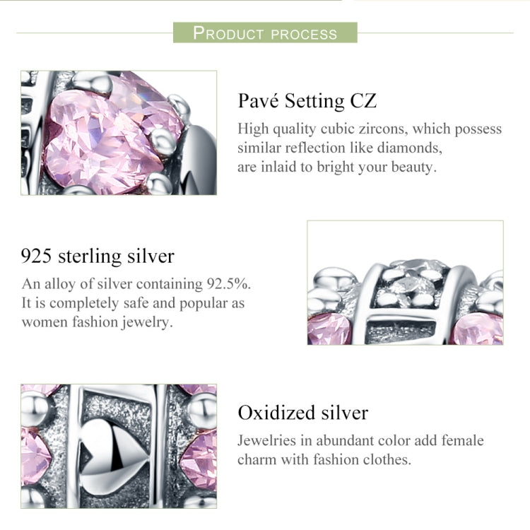 Sterling silver pendant process infographic with gem setting and silver detail closeups