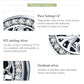 Tree of Life bracelet material details with pave CZ, 925 sterling silver, and oxidized silver