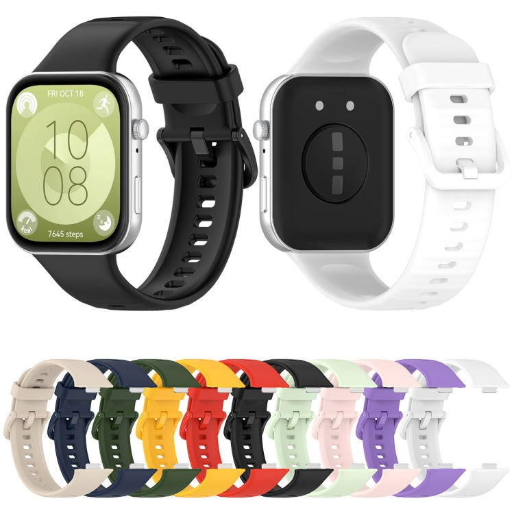 Silicone sports watch bands in assorted colors, shown with smartwatch and interchangeable options