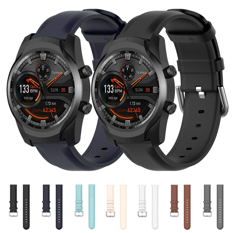 Assorted watch straps with round tail buckles in multiple colors