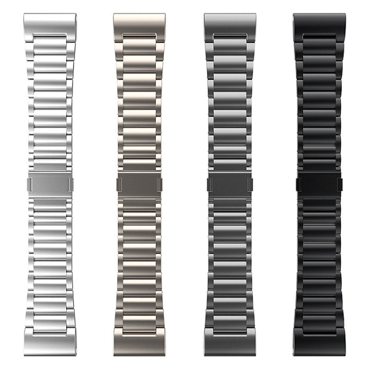 26mm Three-Bead Magnetic Buckle Metal Quick Release Watch Band, For Garmin Tactix 7 Pro / Fenix 7X