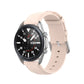 Round Tail Leather Strap, Size: Free Size 20mm, For Galaxy Watch 3 41mm