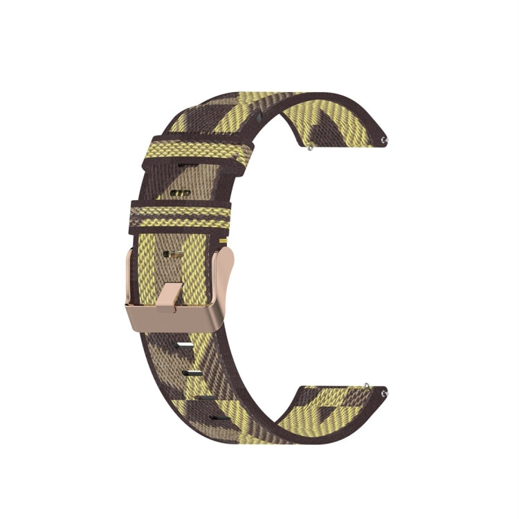 Woven Nylon Textured Strap, Size: Free Size 22mm, For Galaxy Watch 3 45mm