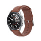 Round Tail Leather Strap, Size: Free Size 22mm, For Galaxy Watch 3 45mm