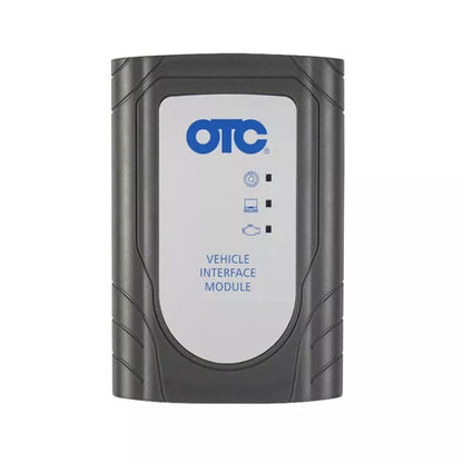 OTC vehicle interface module diagnostic tool, dark gray handheld with front display