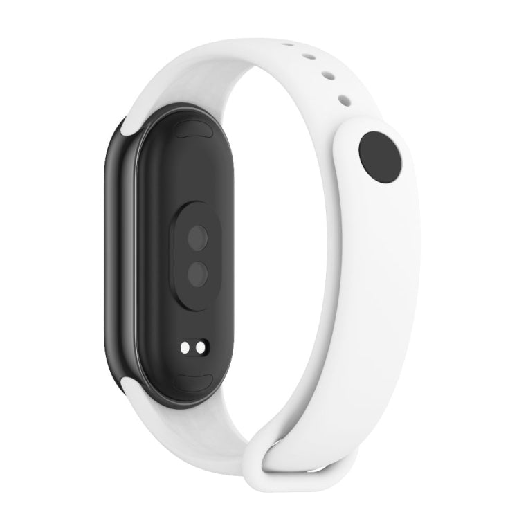 MIJOBS Metal Buckle Solid Color Silicone Watch Band, For Xiaomi Smart Band 11 / 10 / 9 / 8