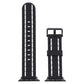 Silicone Wave Style Watch Wrist Strap, For Apple Watch 5 & 4 44mm / 3 & 2 & 1 42mm, For Apple Watch Series 8&7 41mm / SE 2&6&SE&5&4 40mm / 3&2&1 38mm