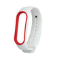 For Xiaomi Mi Band 5 Two-color TPE Replacement Strap Watchband