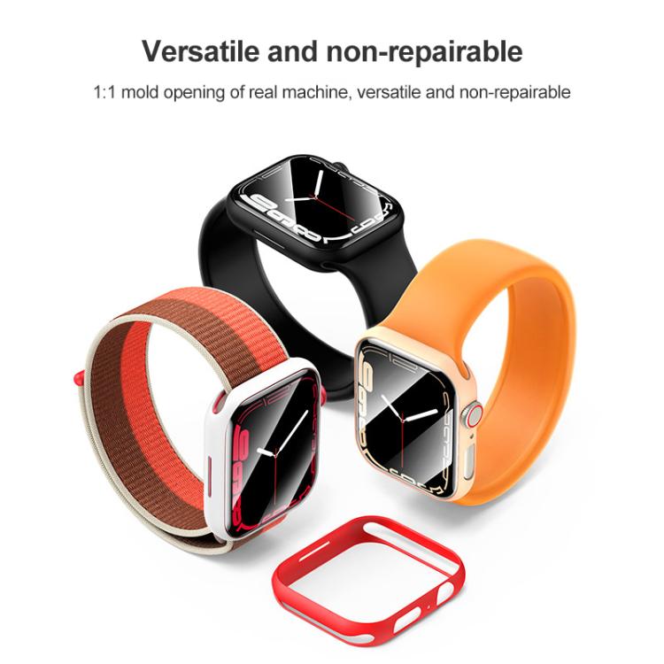 Watch screen protector shown with three watches and a red protective frame