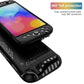 Black protective console case with X-pattern grip handle, covers sides and back