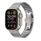 Butterfly Clasp One-Bead Titanium Alloy Watch Band, For Apple Watch 46mm / 49mm / 45mm / 44mm