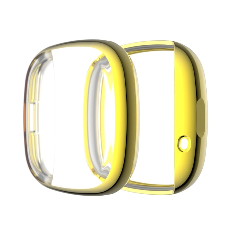 Plating Full Package TPU Protective Case, For Fitbit Versa 3 / Versa Sense