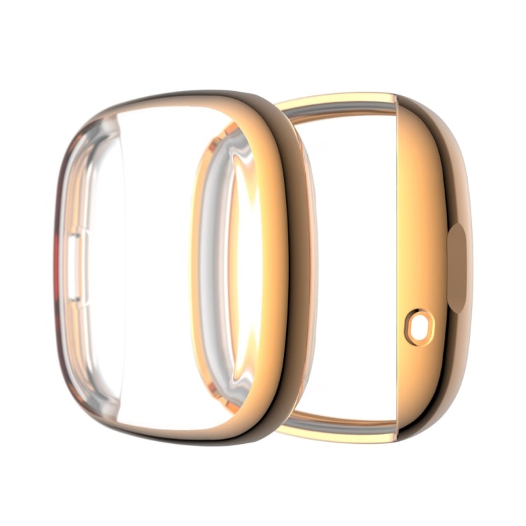Plating Full Package TPU Protective Case, For Fitbit Versa 3 / Versa Sense