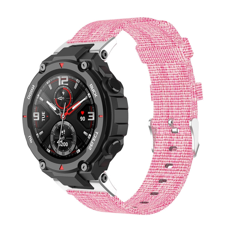 Nylon Canvas Replacement Strap with Utility Knife, For Huami Amazfit Ares A1908, For Huami Amazfit T-Rex  A1918