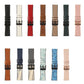 Assorted TPU and leather replacement watch straps in multiple colors and patterns