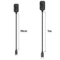Galaxy Fit3 charging cables shown in 55 cm and 1 m lengths
