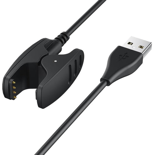 xDfind watch charger clip showing gold charging contacts and USB-A plug