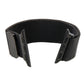 Black Milanese metal watch band with connector ends and magnetic clasp