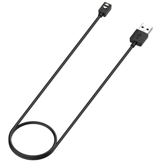 Black xDfind magnetic charging cable, shown extended with USB-A and magnetic ends