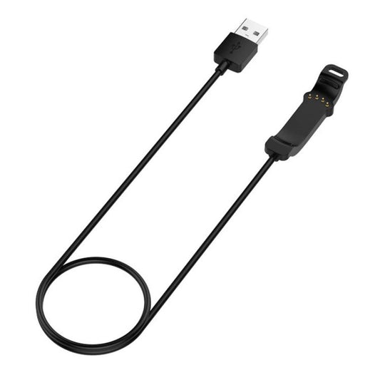 xDfind black charging cable with USB-A connector and magnetic watch charging head