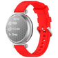 xDfind Quick Release Silver Buckle Silicone Watch Band Wristband, For Garmin Lily 2