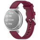 xDfind Quick Release Silver Buckle Silicone Watch Band Wristband, For Garmin Lily 2