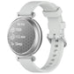xDfind Quick Release Silver Buckle Silicone Watch Band Wristband, For Garmin Lily 2