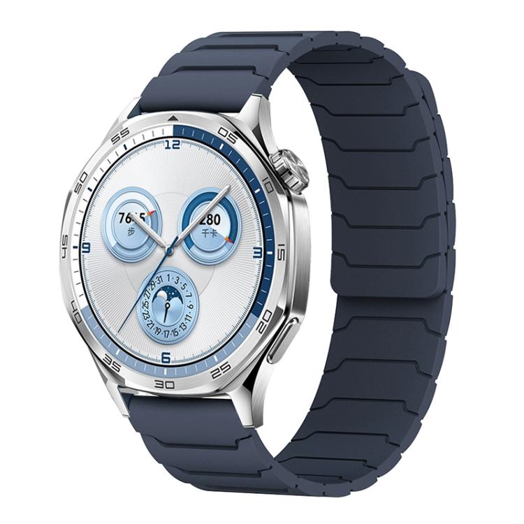 xDfind magnetic silicone watch band in midnight blue