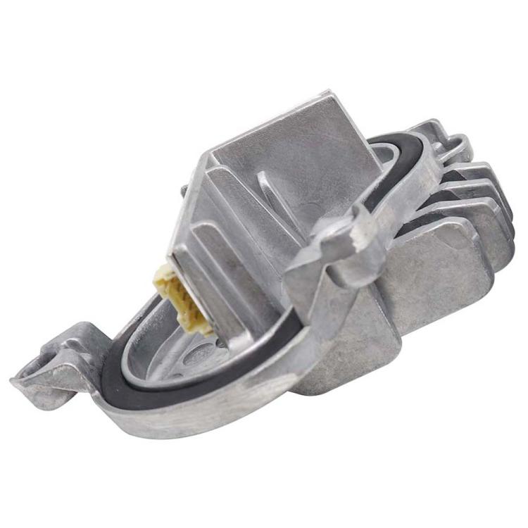Right LED angel eye lamp module with metal housing and lens cover