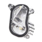 Left LED daytime running light module with internal circuit and bulb holder
