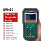 KONNWEI KW470 OBD2 scan tool with color diagnostic menu on 2.8-inch screen