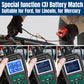 KONNWEI KW470 OBD2 scanner held in hand with display and menu controls