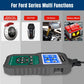 KONNWEI KW470 OBD2 scan tool displaying control screen and side charging icons