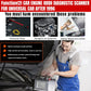 KONNWEI KW470 OBD2 scan tool in car engine bay with connected probe