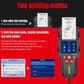 KONNWEI KW700 battery tester with keypad, color screen, and red clamp