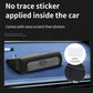 Solar car air purifier with solar panel and long air outlet, with nano sticker