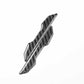 Black carbon fiber rearview mirror anti-collision sticker, shaped insert