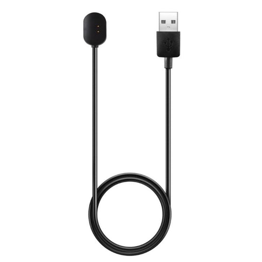xDfind USB charging cable for Amazfit Cor 2, black cable with USB-A plug and two-pin connector