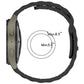 I-Shaped Solid Color Silicone Watch Band, 18mm