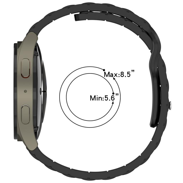 I-Shaped Solid Color Silicone Watch Band, 18mm